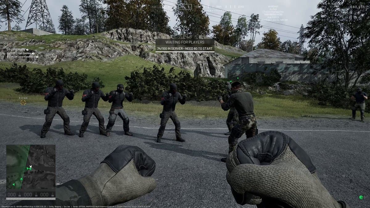 While waiting for a match to start in @WARDOGS, we'll resort to any form of entertainment…