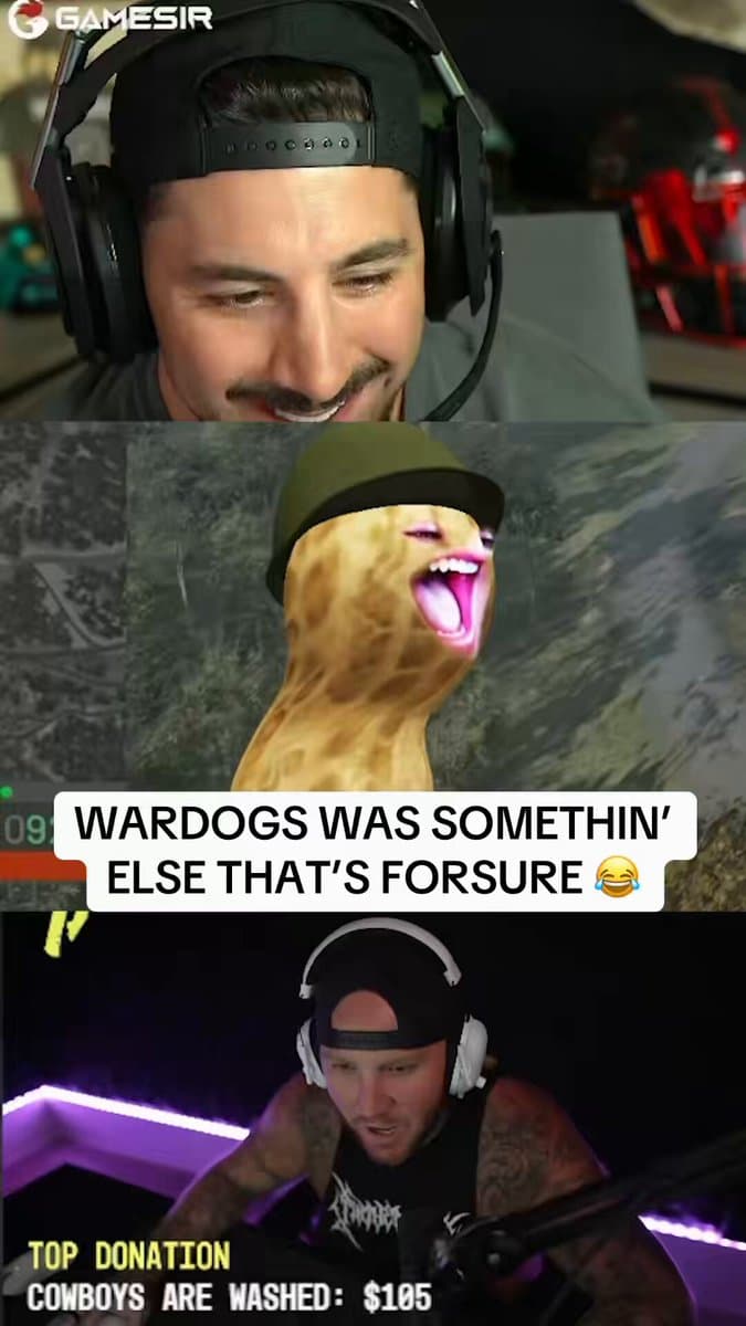 WARDOGS WAS SOMETHIN’ ELSE THAT’S FORSURE 😂