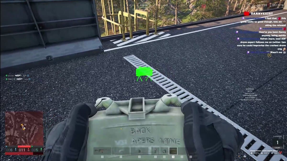 Me and @FPS_Louie found out claymores can result in friendly fire on @WARDOGS 🤣🤣