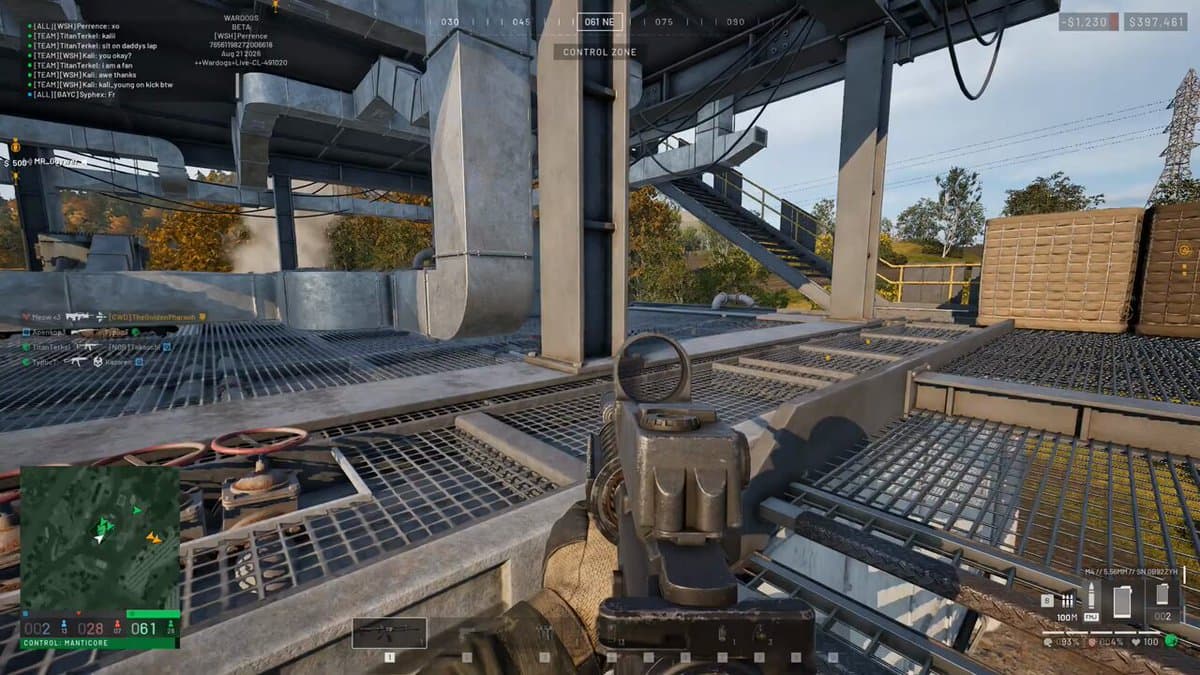 These guys were using local chat to talk about getting team mates up... dont do that or o…